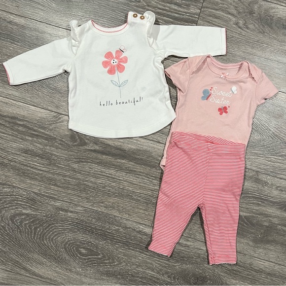 5/$7 💰 Carter’s Baby Girl Matching Outfit - 3 months - Picture 3 of 14